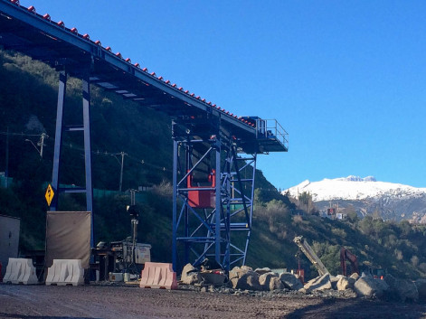 Alto Maipo Hydroelectric Project, Conveyor Systems