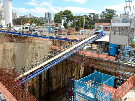 Sao Paulo Metro Project (Line 5), Conveyor Systems